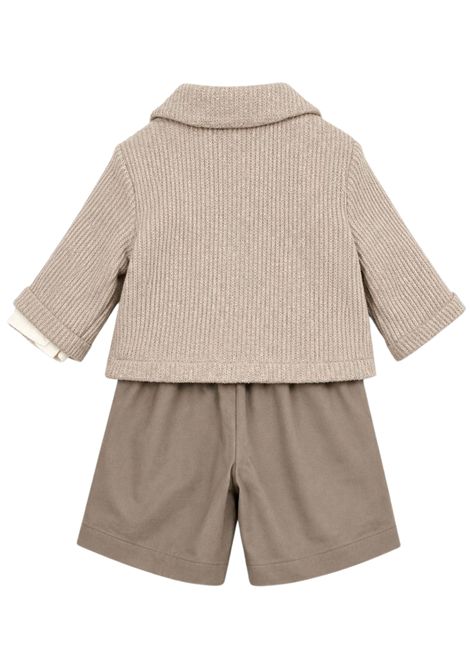 Classic cream baby outfit Manuel Ritz | 4394BEIGE